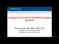 ICD-10 Coding Clinic Update Q3 2018 Pseudogout of Knee