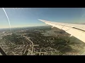American Airlines AA71 landing arrival in Dallas DFW from FRA Boeing 787-8 Dreamliner oneworld