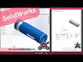 SolidWorks 3D CAD EXERCISES 41 StudyCadCam Solution Tutorial