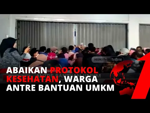 Ratusan Warga Antre Bantuan UMKM Cuek Protokol Kesehatan | tvOne