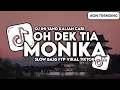 Download Lagu DJ OH DEK TIA MONIKA - TIMBUL CINTA LAM DADA  SLOW BASS VIRAL TIKTOK