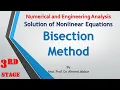 Lecture 9 Bisection Method Solution of Nonlinear Equations