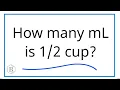 How to Convert Cup to Milliliters