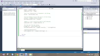 Substrings in VB