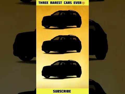 Top 3 rarest cars ever made😱 #shorts #shortsfeed #viral #facts