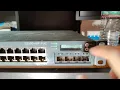 how to factory reset Aruba networks switch