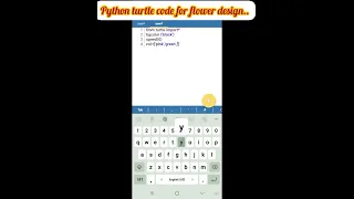 turtle code Beautiful flower design