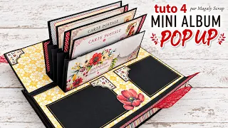 [DT] TUTO 4- un POP UP "box" Album Horizontal Pop Up  @magalyscrap ​
