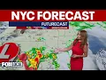 NYC weather forecast Overnight thunderstorms clear before Monday morning commute