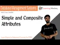 Simple and Composite Attributes Lesson 7 DBMS Learning Monkey