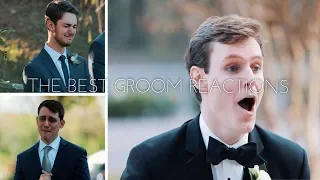 the best compilation of emotional groom reactions seeing their brides 