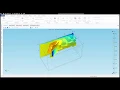 Velocity isosurfaces for flow over a cylinder using Comsol