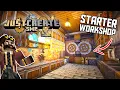 I built my STARTER WORKSHOP in Minecraft Create Mod Update