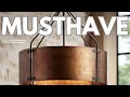 Drum Shade Pendant Light Install Possini Euro Design Rustic Industrial Fixture Review 22 Wide
