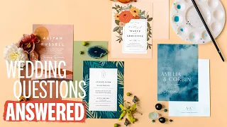 WEDDING INVITATIONS Everything You Need to Know Wedding Questions Answered The Knot