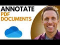 How to Annotate PDF Documents From Sharepoint and Onedrive Full Guide