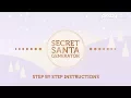Prezzybox Secret Santa Generator - How It Works
