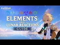 All Elements Lunar Reactions Guide All Elements Reaction Explained Genshin Impact 2026