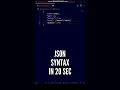JSON tutorial for beginners JSON in JavaScript