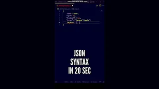 JSON tutorial for beginners JSON in JavaScript