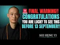 Download Lagu ⚠️ “FINAL WARNING: If You Don’t Watch Before 13 September, You’ll REGRET It!” | Shi Heng Yi