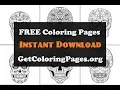 Sugar skull coloring pages pdf free download