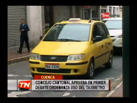 Concejo cantonal aprueba en primer debate ordenanza uso del taxímetro