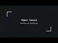 JavaScript Objects - Object freeze
