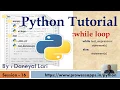Python Tutorial for Beginners while loop in Python