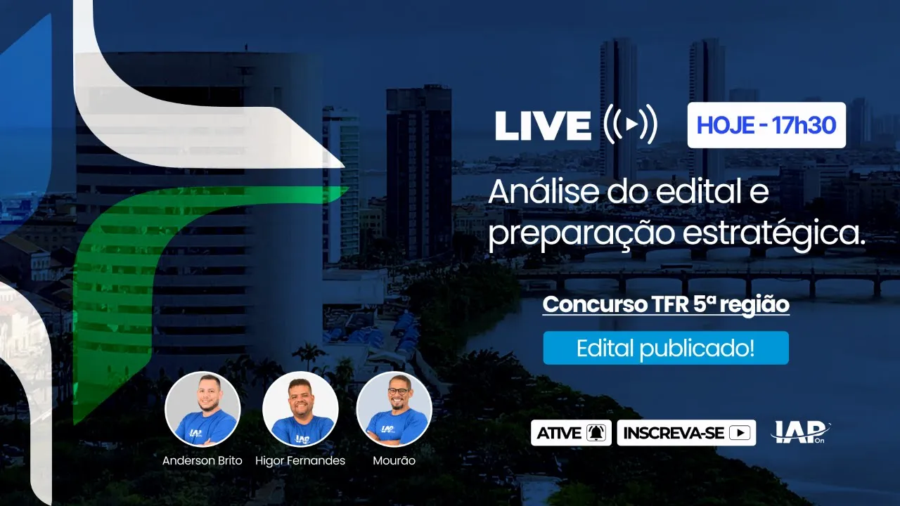 Concurso TRF 5 - Análise do edital e preparação estratégica