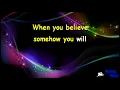 Download Lagu Whitney Houston \u0026 Mariah Carey   When You Believe (coro) karaoke