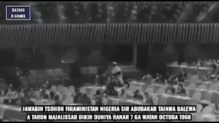 sir abubakar tafawa balewa independence day speech 1st october 1960 