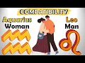 Aquarius Woman and Leo Man Compatibility