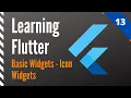 Learning Flutter Part 13 Basic Widgets-Icon Widgets