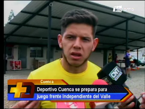 Deportivo Cuenca se prepara para juego frente Independiente del Valle