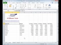 Excel 2010 Tutorial 2 Create a basic spreadsheet