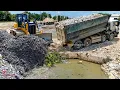 Download Lagu Levels New In Project! Water Canal Has Been Deleted for Install a Sewer With Dozer + Trucks Dumping