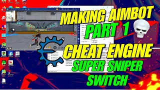 WE MAKE AIMBOT USING CHEAT ENGINE AIMBOT AIMFOV 