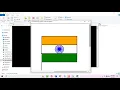 how to make India national flag in python With source code