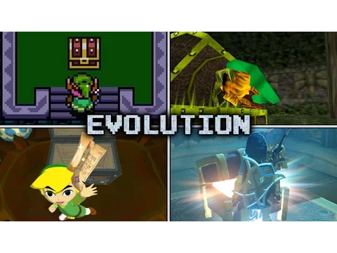 Download MP3 Evolution of Chest Opening \u0026 Item Get Animations in Zelda games (1986 - 2017)