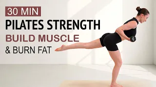 30 MIN FULL BODY PILATES WORKOUT TO BUILD MUSCLE & BURN FAT | At Home | No Repeat | Sweaty