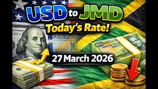 American Dollar to Jamaican Dollar United States Exchange Rates Today USD to JMD 27 March 2026