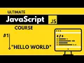 Setting up VSCode and Hello World in JavaScript Lecture 1 JavaScript Tutorial in