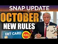 SNAP Rules October 2025 Food Stamps Changes Explained in 4 Minutes