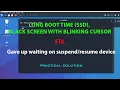 LINUX ERROR FIX Gave up waiting on device
