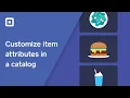 Sandbox 101 Catalog Custom Attributes