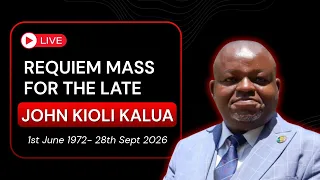 🔴 LIVE: REMEMBERING JOHN KIOLI KALUA | Memorial Service at CITAM Karen