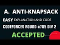 A Anti-Knapsack Codeforces Round Div 2 Problem A Anti-Knapsack