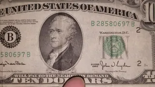 1950 Series 10 Dollar Bill