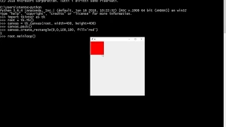 How to draw in Python with tkinter canvas and rectangles